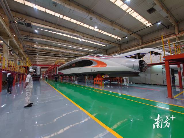 位于江門新會(huì)的中車廣東軌道交通車輛有限公司。南方+記者 姚志豪 攝