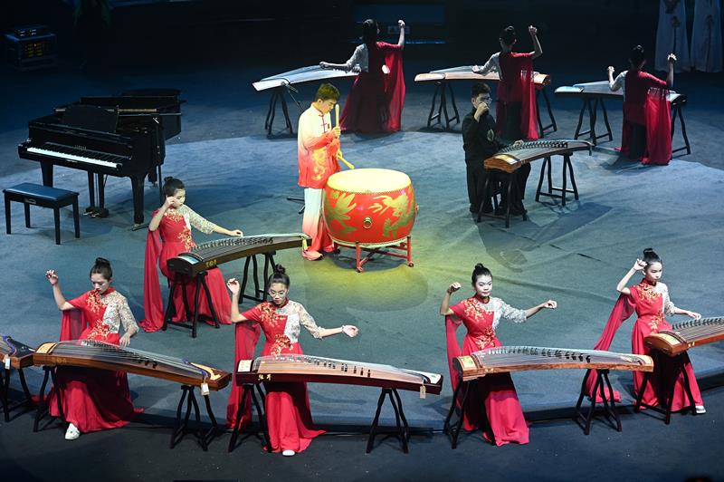 2024年1月21日，廣州，“第二屆粵港澳大灣區(qū)青少年音樂周”頒獎典禮在廣州融創(chuàng)大劇院舉行。