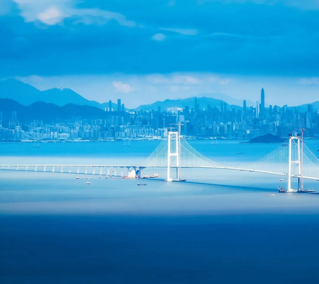 深中通道（2023年9月）。圖/視覺中國