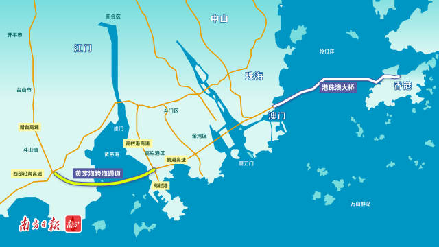 黃茅?？绾Ｍǖ辣环Q為“港珠澳大橋的西延線