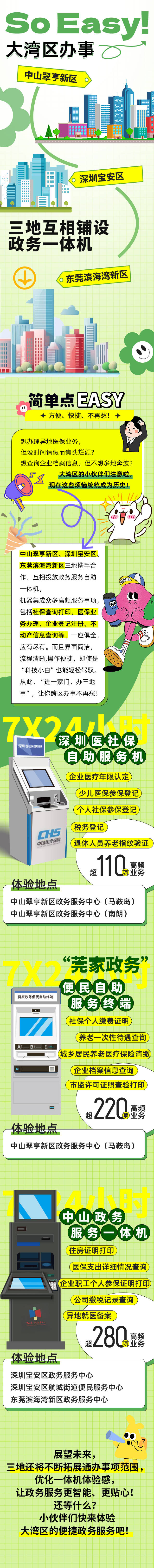 超600項(xiàng)服務(wù)事項(xiàng)實(shí)現(xiàn)通辦，深莞中三地互設(shè)政務(wù)一體機(jī)