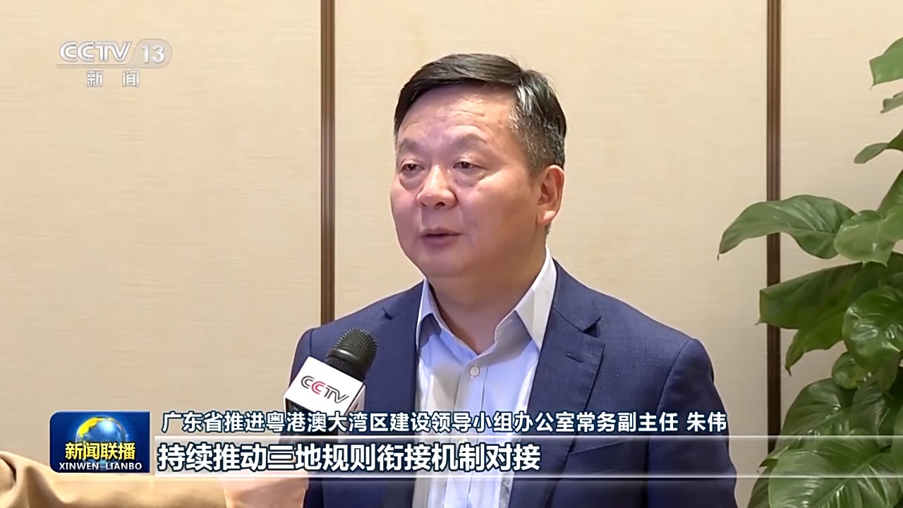 廣東省推進粵港澳大灣區(qū)建設(shè)領(lǐng)導小組辦公室常務(wù)副主任 朱偉