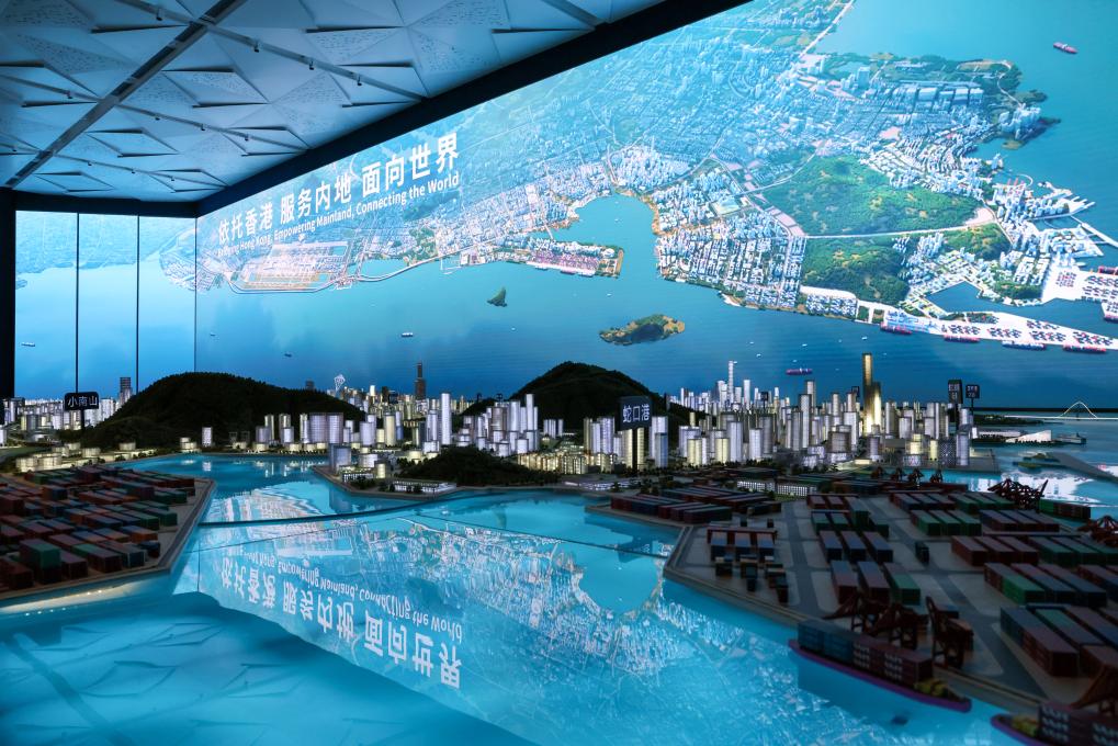  4月23日拍攝的前海展示廳。新華社記者 梁旭 攝