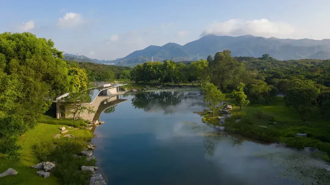 環(huán)西麗湖碧道示范段。圖源：項(xiàng)目設(shè)計單位